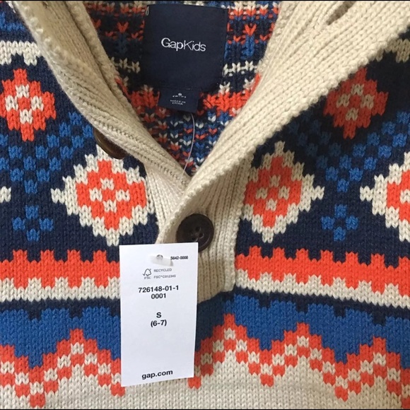 New gap boy Sweater size 6-7 - Picture 4 of 4